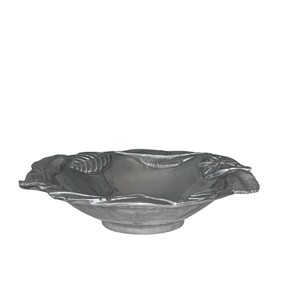 Mariposa Vintage Y2K 2000 Large Round‎ Leaf Bowl 15”